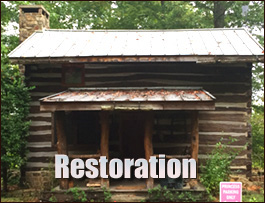Historic Log Cabin Restoration  Crawford County, Georgia